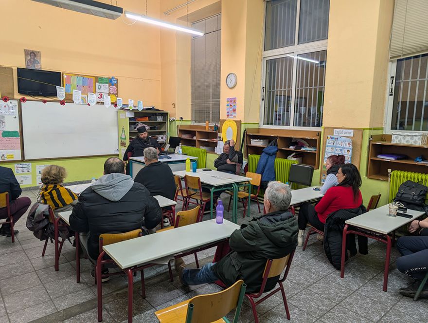 &Omicron;&mu;&iota;&lambda;ί&alpha; &alpha;&pi;ό &tau;&omicron;&nu; &iota;&epsilon;&rho;έ&alpha; &tau;&eta;&sigmaf; &mu;&omicron;&nu;ή&sigmaf; &Epsilon;&iota;&kappa;&omicron;&sigma;&iota;&phi;&omicron;ί&nu;&iota;&sigma;&sigma;&alpha;&sigmaf;