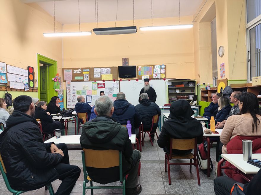 &Omicron;&mu;&iota;&lambda;ί&alpha; &alpha;&pi;ό &tau;&omicron;&nu; &Mu;&eta;&tau;&rho;&omicron;&pi;&omicron;&lambda;ί&tau;&eta; &Delta;&rho;ά&mu;&alpha;&sigmaf; &kappa;. &Delta;&omega;&rho;ό&theta;&epsilon;&omicron;